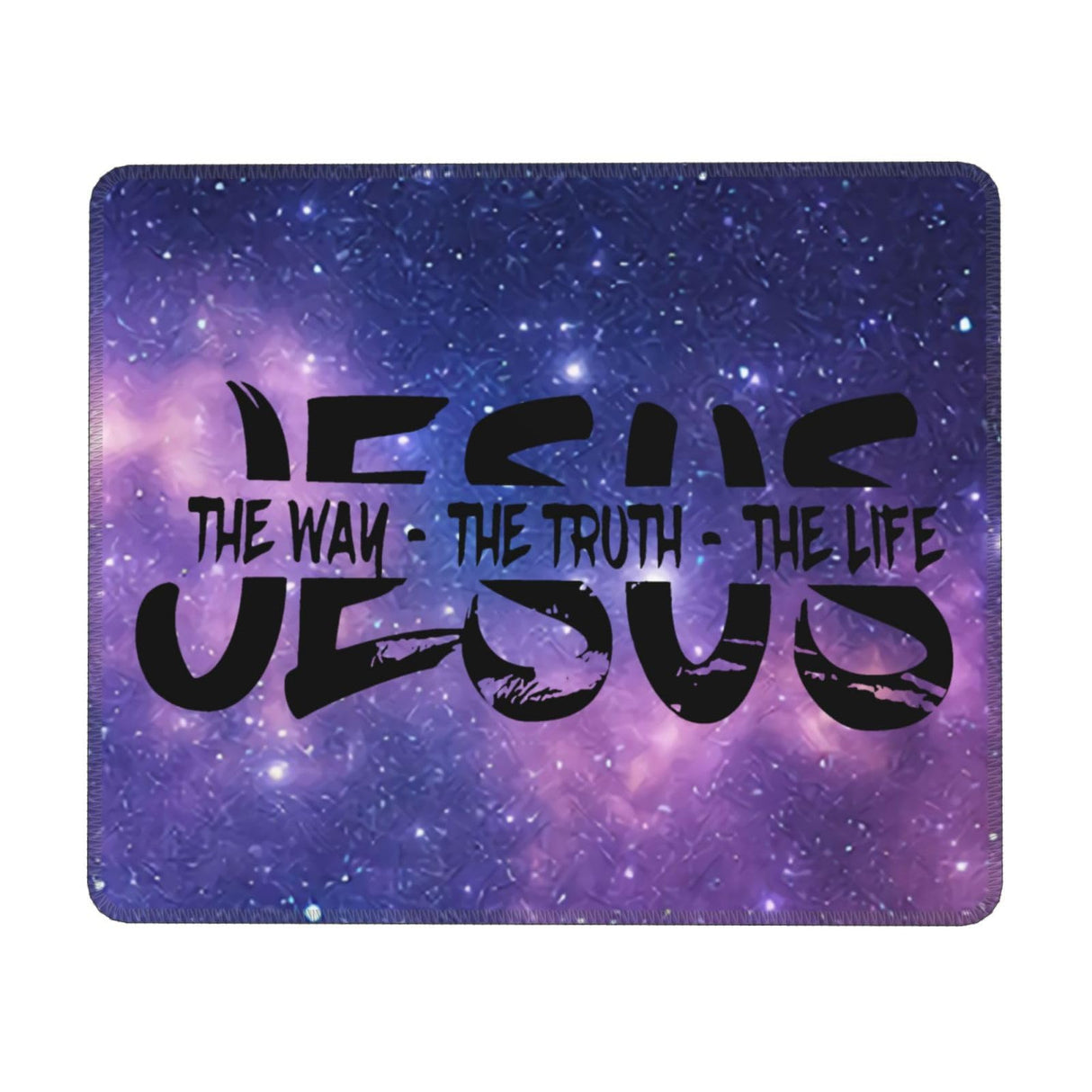 Jesus The Way, Truth, Life Mouse Pad Waterproof Mousepads for Laptop Desktop Computer,Size 8.6 X 7 Inch