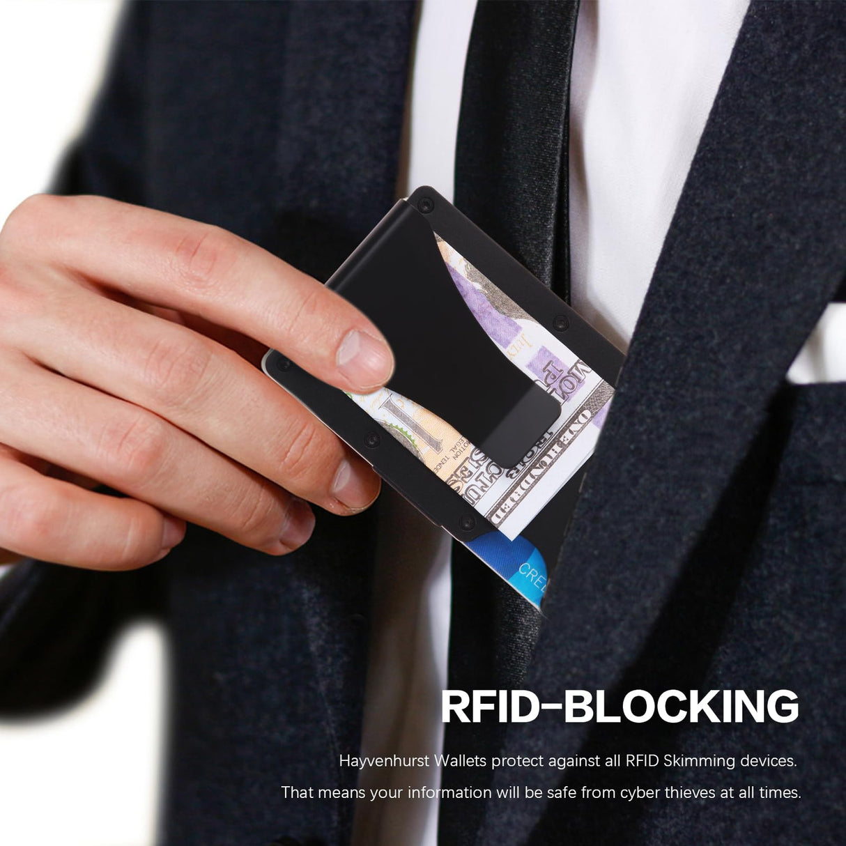 THTCSQ Christian Gifts Minimalist Personalized Engraved Metal Wallet,Slim Wallet for Men,Birthday Gifts Christmas Gift Bible Verse Faith Religious Christian Gifts (4:13 wallet)