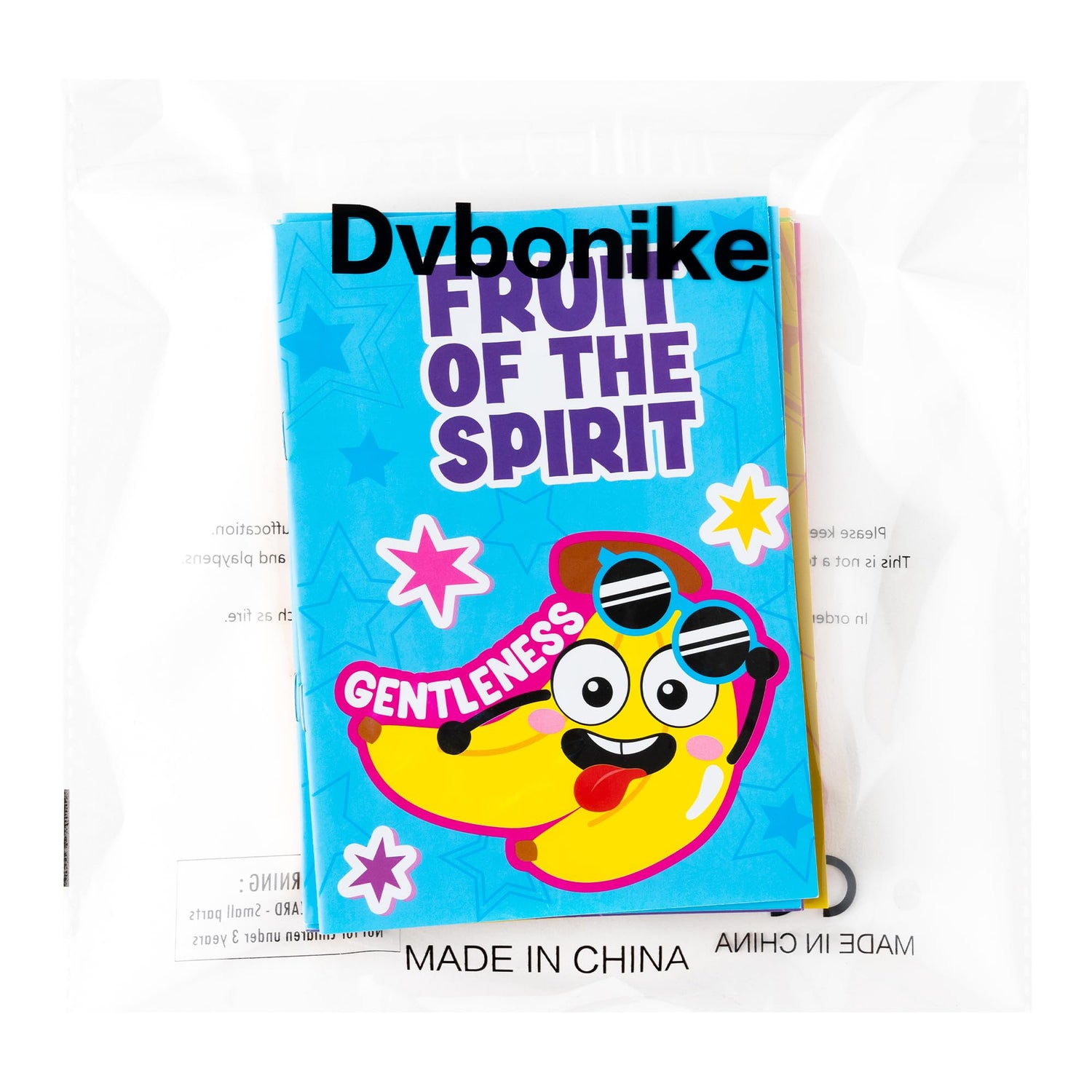 Dvbonike 24Pcs Fruit of the Spirit Coloring Books - Religious Bible DIY Color-in Pages Booklet Bulk Drawing Holiday Christian Activity Supplies for Sunday School Classroom Reward Artwork Gift for Kids