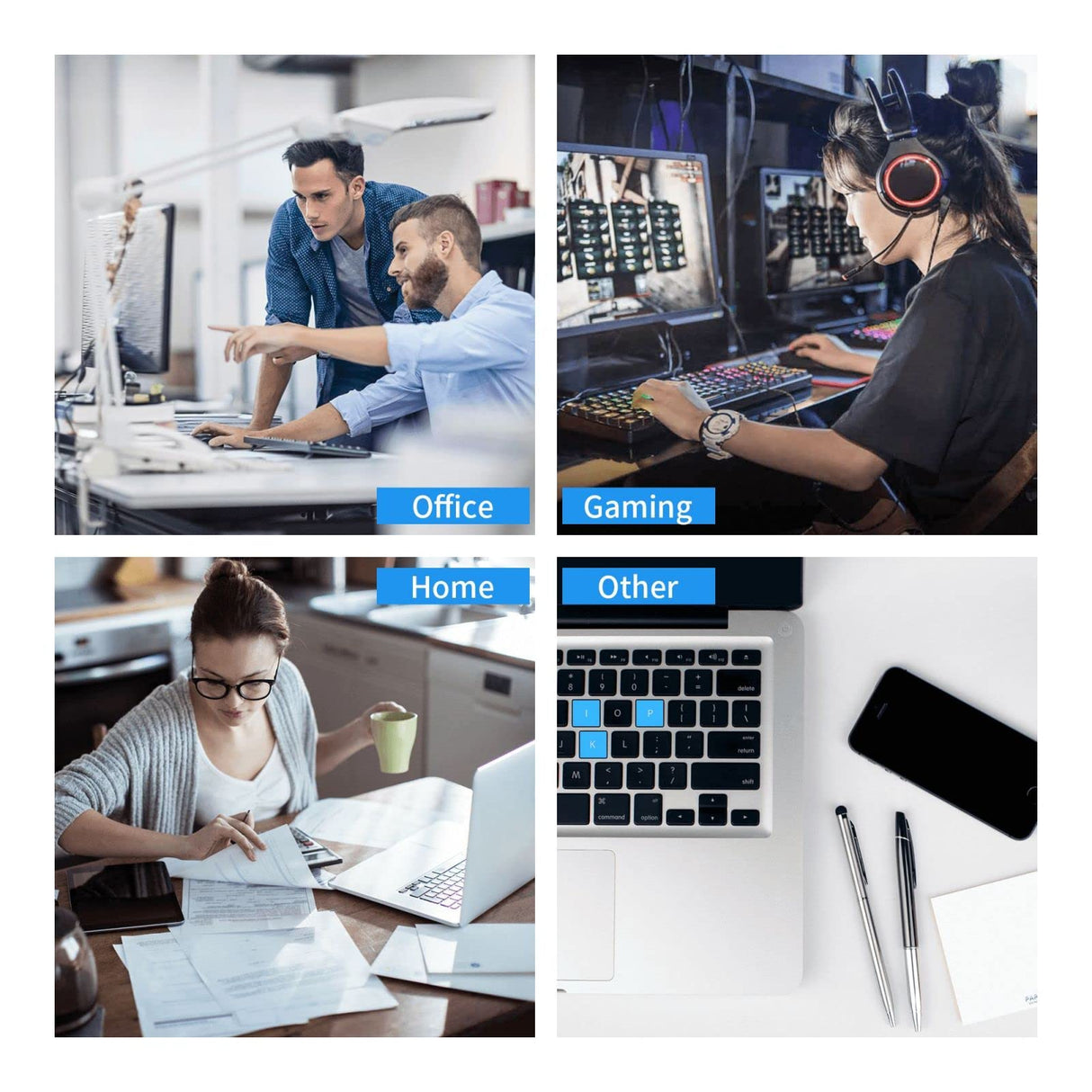 Jesus The Way, Truth, Life Mouse Pad Waterproof Mousepads for Laptop Desktop Computer,Size 8.6 X 7 Inch