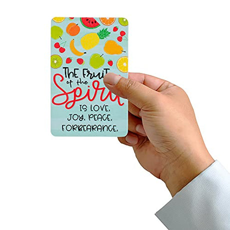 Dicksons Fruit of The Spirit Love Joy Peace Colorful 4 x 2.5 Paper Keepsake Bookmarks Pack of 12