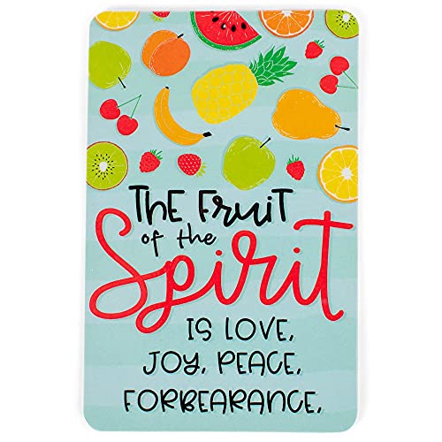 Dicksons Fruit of The Spirit Love Joy Peace Colorful 4 x 2.5 Paper Keepsake Bookmarks Pack of 12