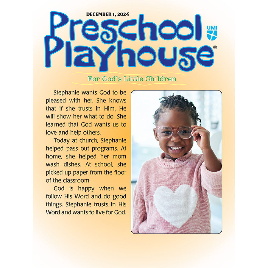 Preschool Playhouse Student Dec Qtr 2024