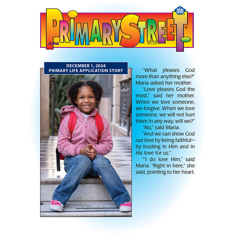 Primary Street Student (December, January, and February) DEC 2024