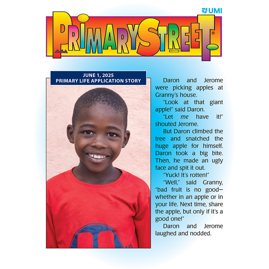 Primary Street Student June July August 2025