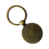 Galatians 5:22 Fruit of the Spirit love Joy Peace King James Version KJV Bible Bronze Keychain Keyring