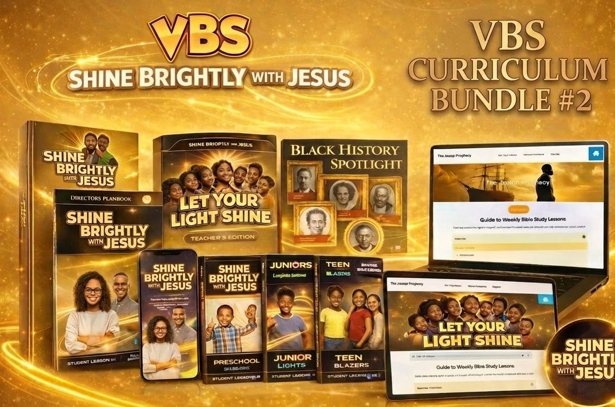Shine Brightly with Jesus VBS Curriculum Bundle  #2 + Digital Resources + Black History