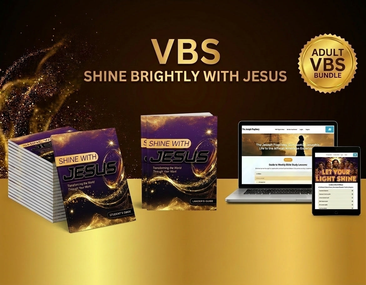 Adult VBS Curriculum Bundle Package Shine Brightly With Jesus +