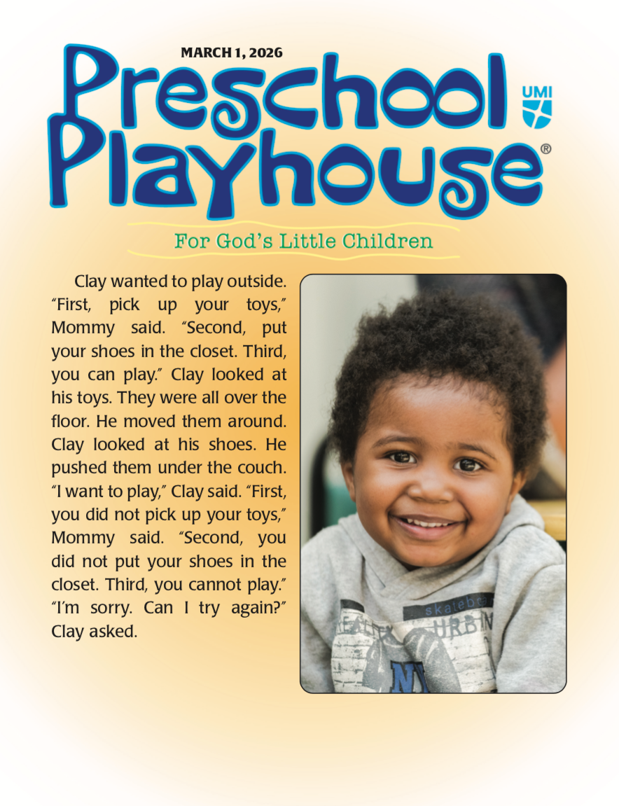 Preschool Playhouse Student March April May 2026