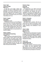 Precepts For Living®: God's Unchanging Hand