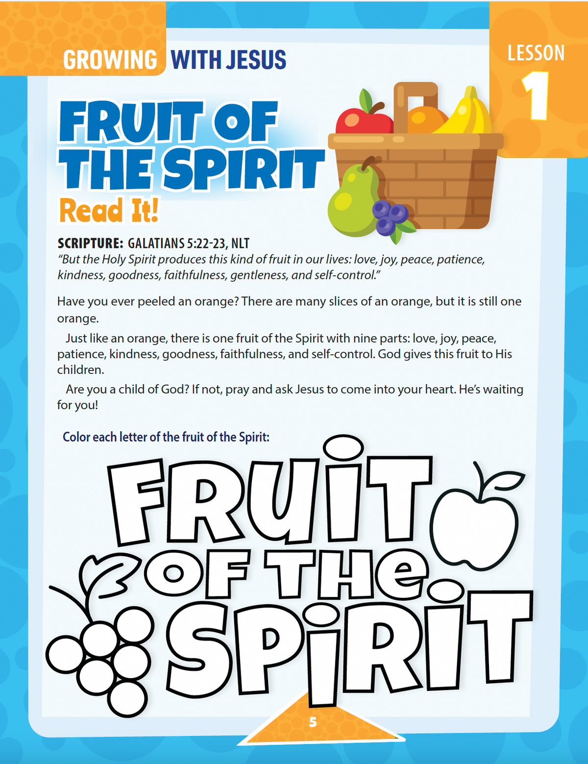 Fruit Of The Spirit Vbs – Umi (urban Ministries, Inc.)